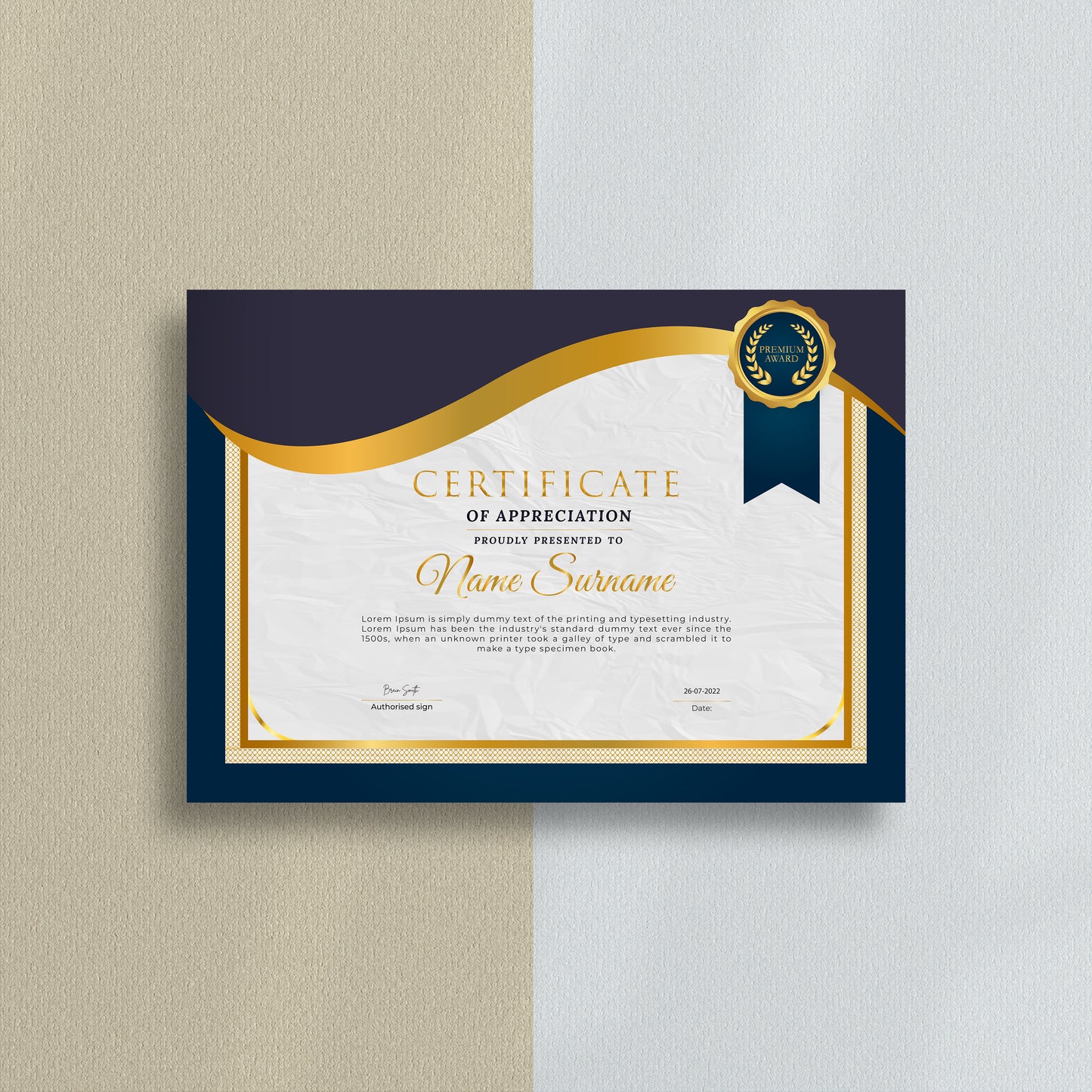 Certificate Printing