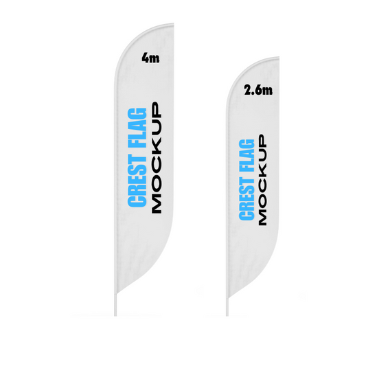 Crest Flags 2.6m Hight